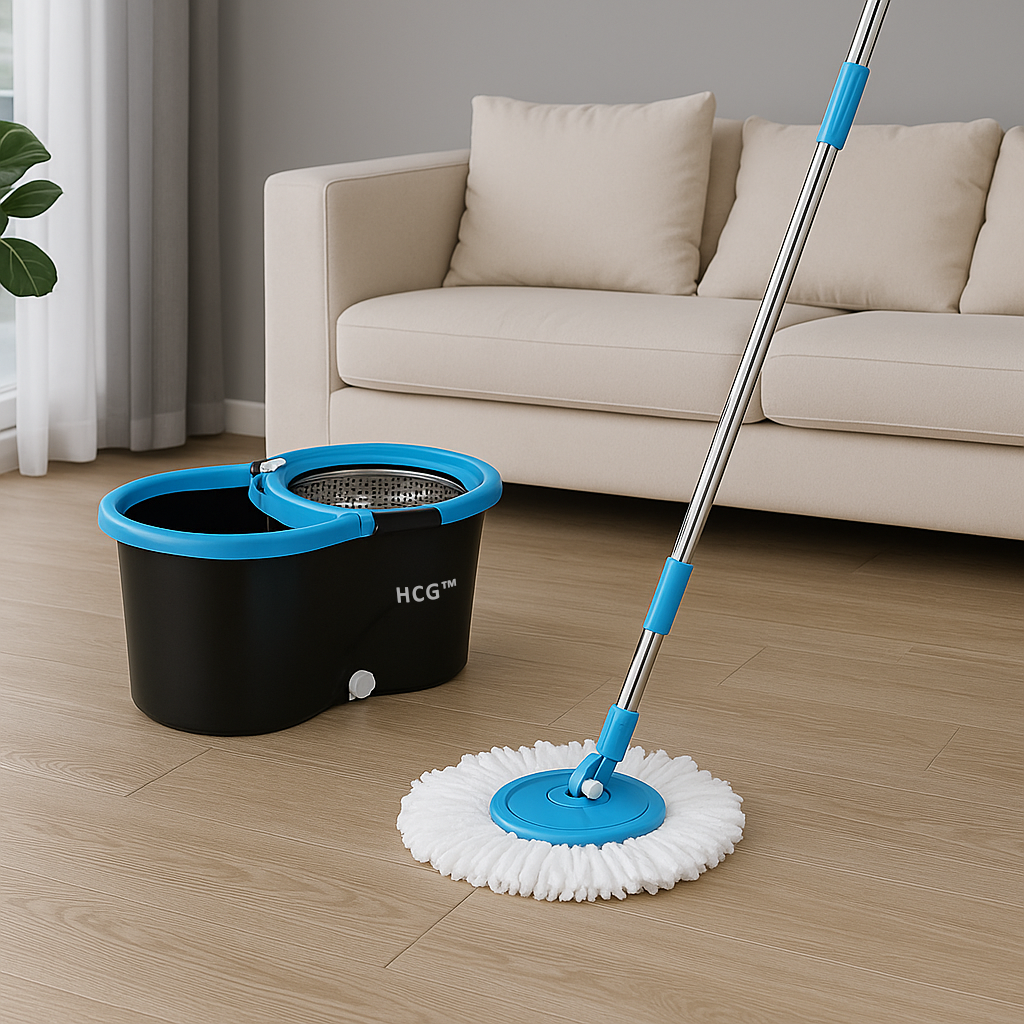 HomeCleanGoods™ Heavy-Duty 360° Floor Spin Mop Kit
