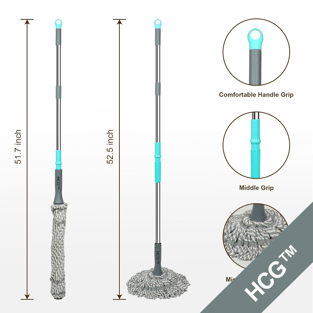 HomeCleanGoods™ Twist Clean Microfiber Floor Mop Special Edition