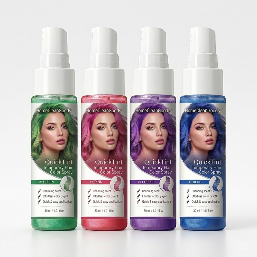 HomeCleanGoods™ QuickTint Temporary Hair Color Spray