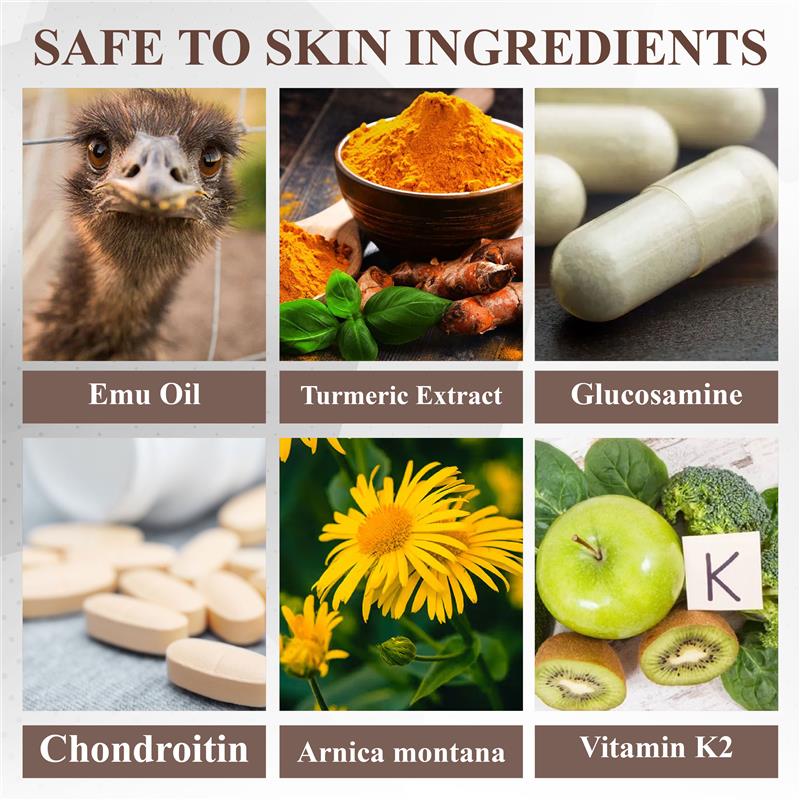 HomeCleanGoods™ Emu Oil Turmeric Bone Sooth Gel