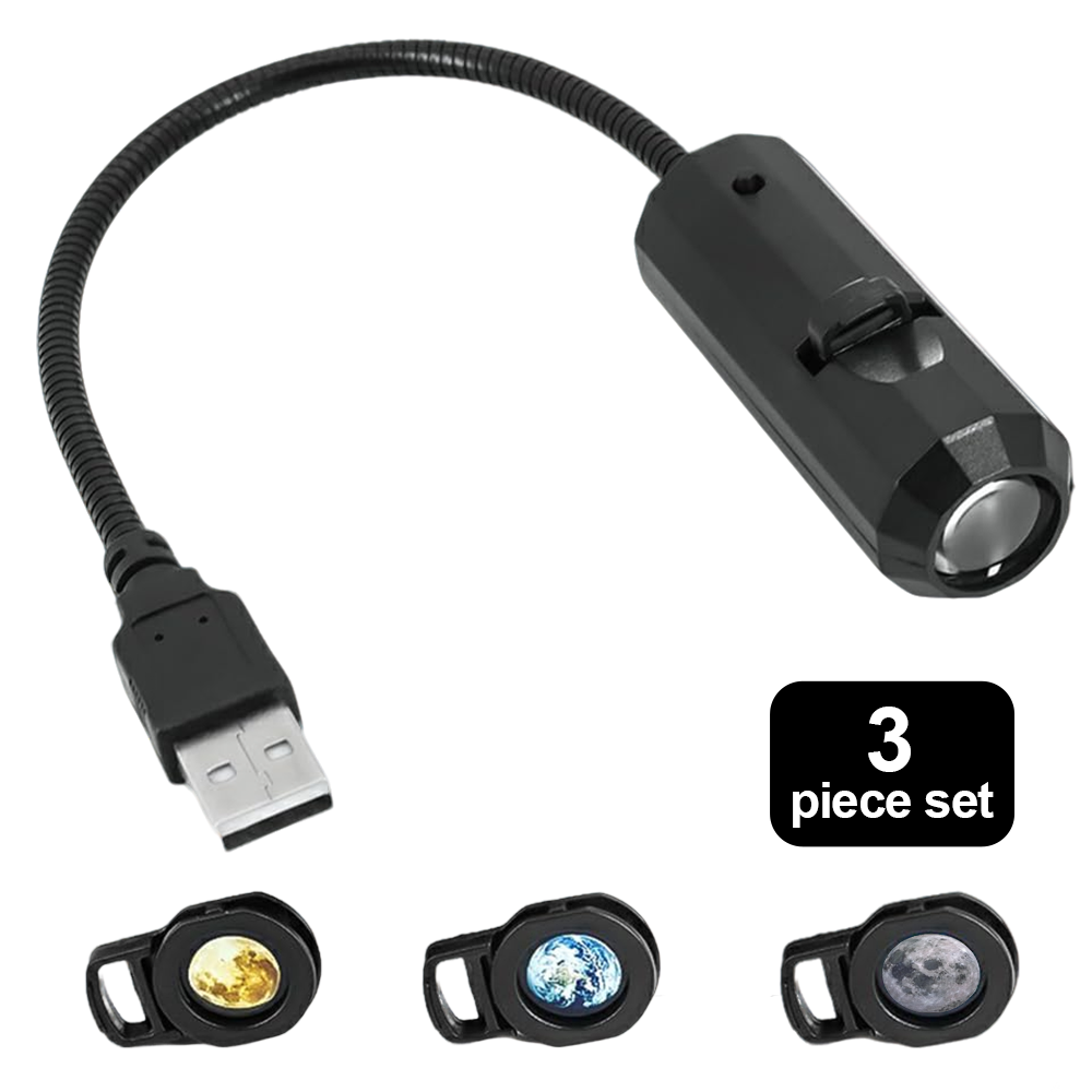HomeCleanGoods™ AstroLens 360° USB Galaxy Projector Light 2