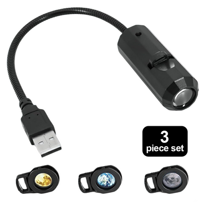 HomeCleanGoods™ AstroLens 360° USB Galaxy Projector Light 2