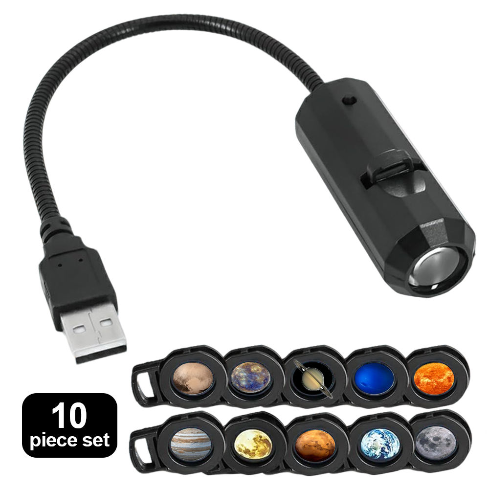 HomeCleanGoods™ AstroLens 360° USB Galaxy Projector Light 2