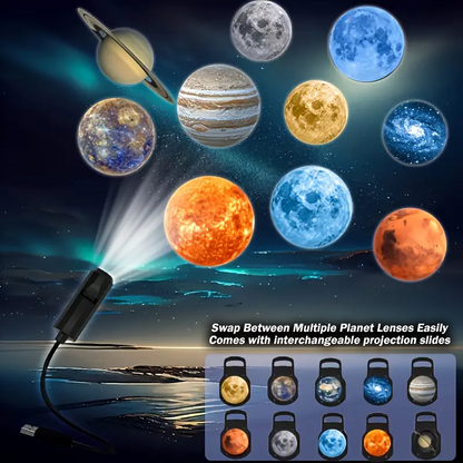 HomeCleanGoods™ AstroLens 360° USB Galaxy Projector Light 2