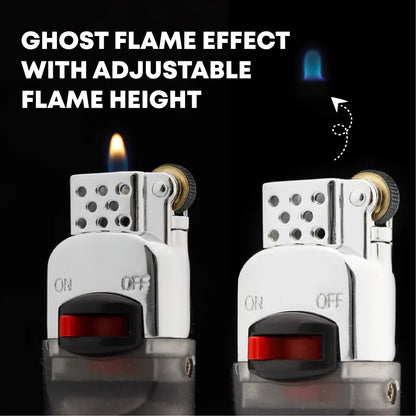 HomeCleanGoods™ EasyFlint Refillable Flame-Control Lighter