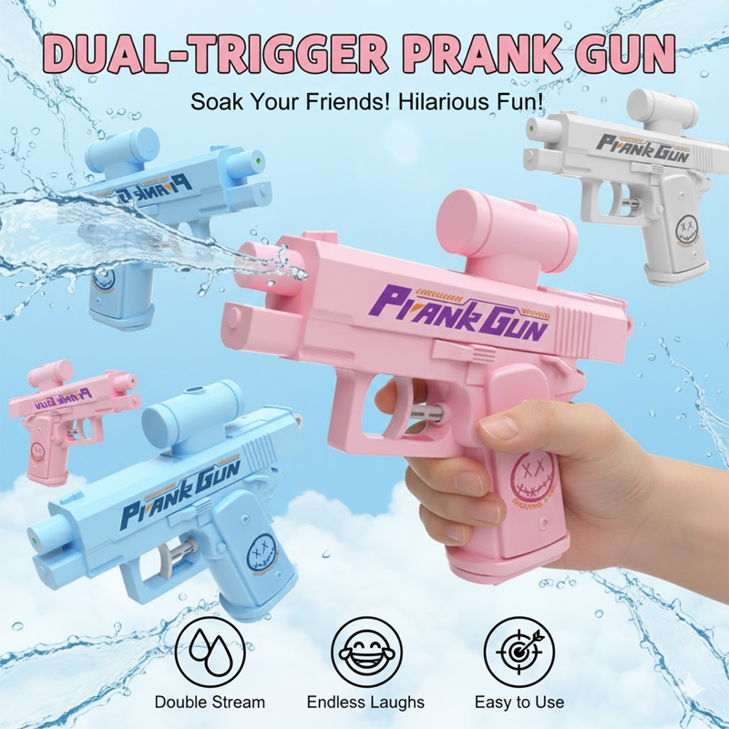 HomeCleanGoods™ LaughJet Dual-Trigger Prank Water Gun