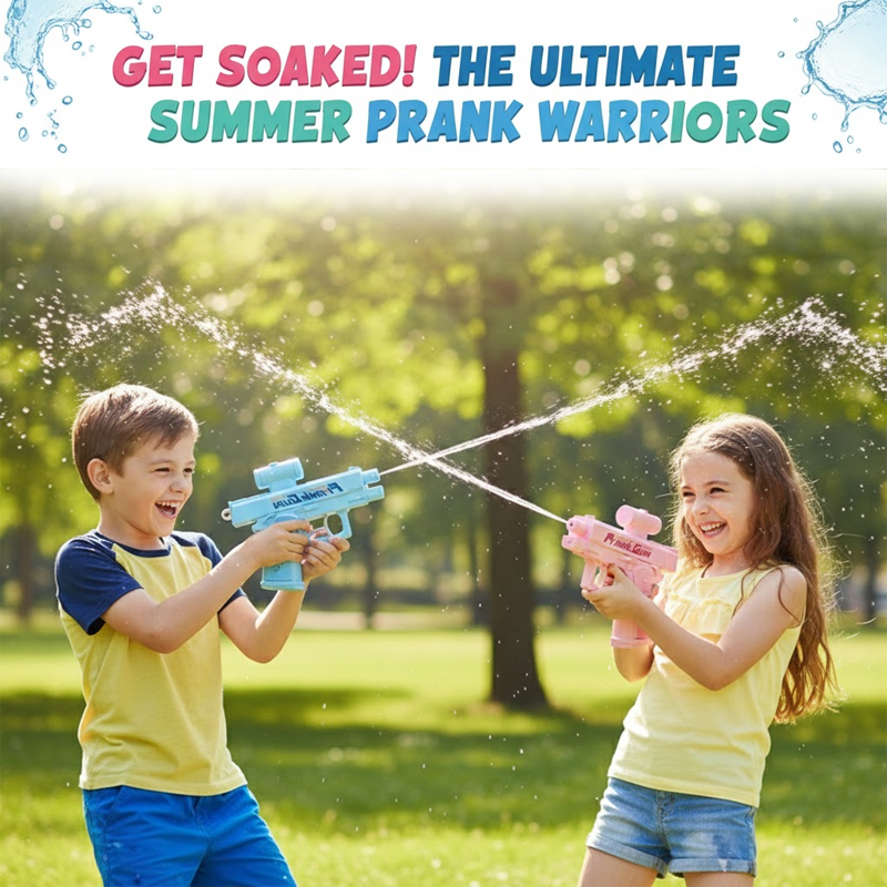 HomeCleanGoods™ LaughJet Dual-Trigger Prank Water Gun