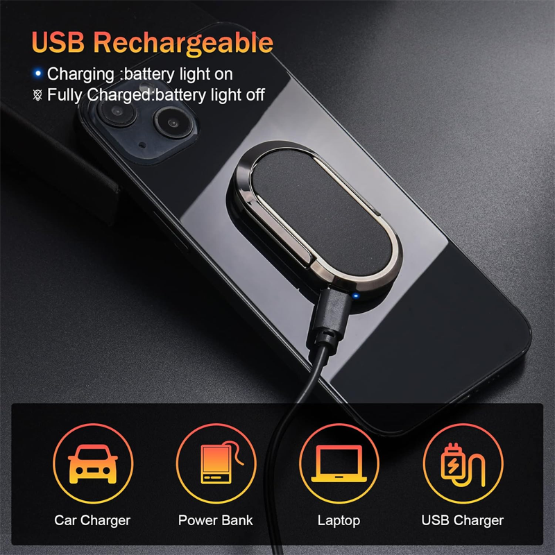 HomeCleanGoods™ RingFlare Electric Phone Arc Lighter