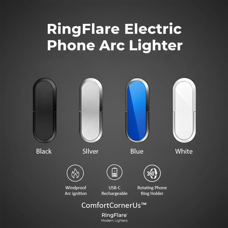 HomeCleanGoods™ RingFlare Electric Phone Arc Lighter