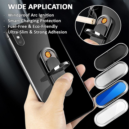 HomeCleanGoods™ RingFlare Electric Phone Arc Lighter