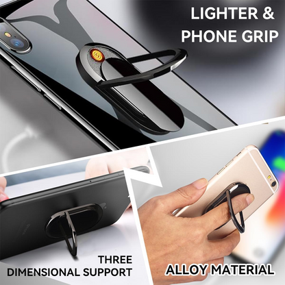 HomeCleanGoods™ RingFlare Electric Phone Arc Lighter