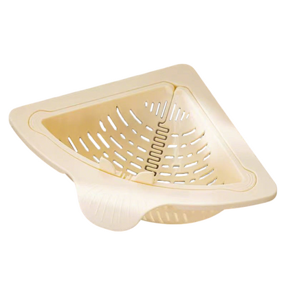 HomeCleanGoods™ TwistClean Magnetic Corner Drain Basket