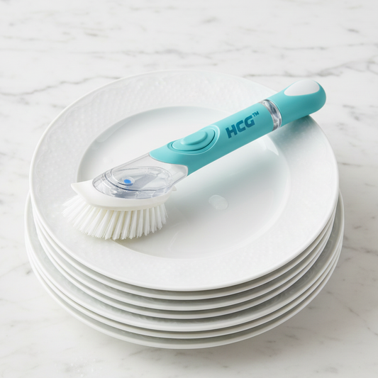 HomeCleanGoods™ Easy Fill Dish Scrubber Brush