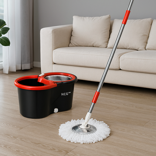 HomeCleanGoods™ Heavy-Duty 360° Floor Spin Mop Kit