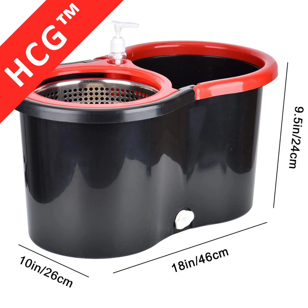 HomeCleanGoods™ Heavy-Duty 360° Floor Spin Mop Kit