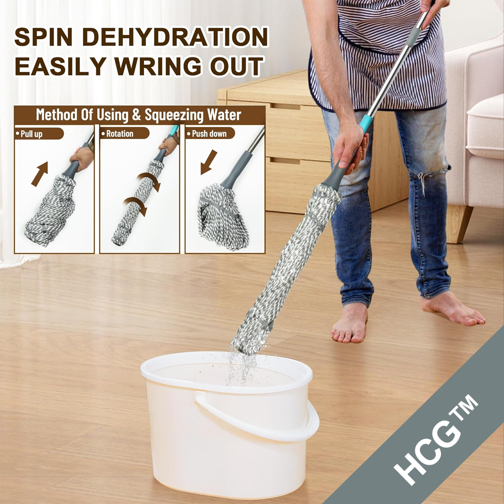 HomeCleanGoods™ Twist Clean Microfiber Floor Mop Special Edition