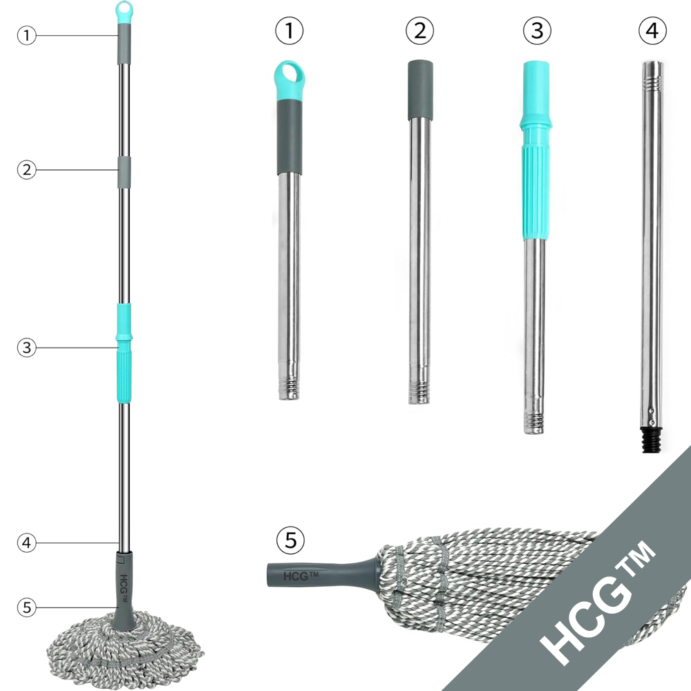 HomeCleanGoods™ Twist Clean Microfiber Floor Mop Special Edition