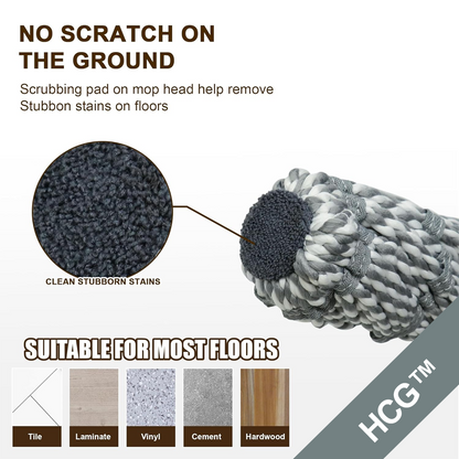 HomeCleanGoods™ Twist Clean Microfiber Floor Mop Special Edition
