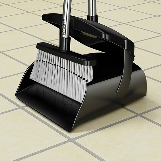 HomeCleanGoods™ Upright Long Handle Broom Set