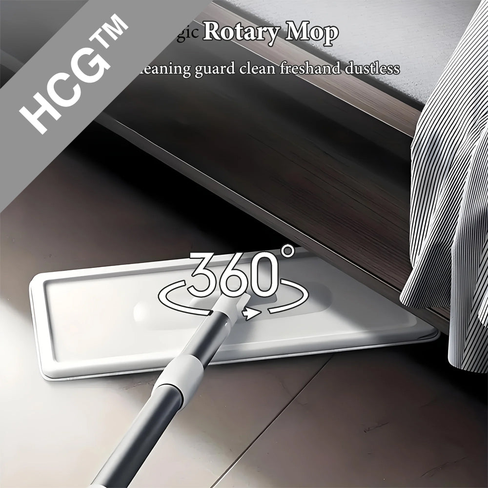 HomeCleanGoods™ Wet & Dry Mop with Self-Cleaning Bucket