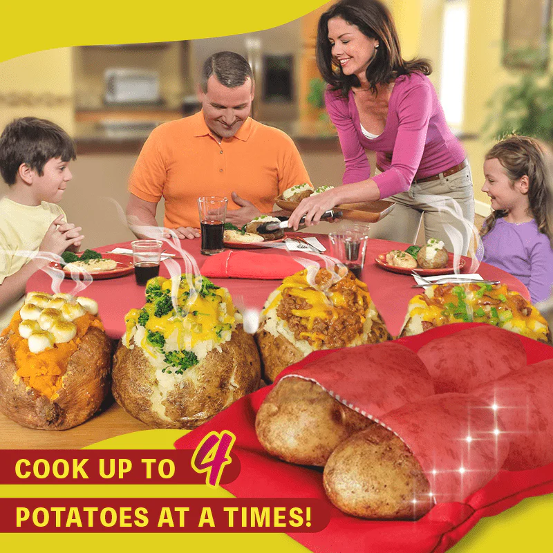 HomeCleanGoods™ 4-Minutes Microwave Potato Bag