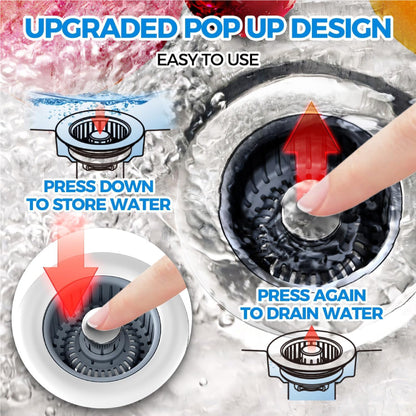 HomeCleanGoods™ Anti-Insect 3-in-1 Seal Tight Strainer Combo
