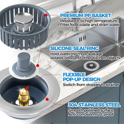 HomeCleanGoods™ Anti-Insect 3-in-1 Seal Tight Strainer Combo