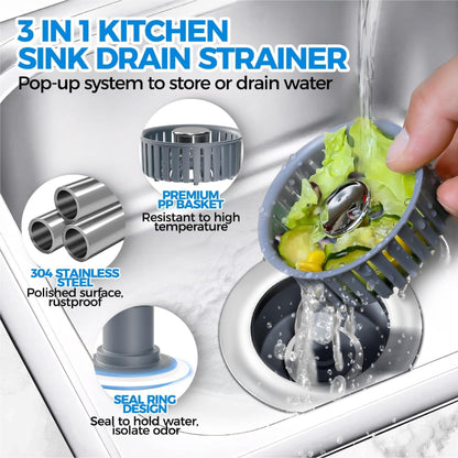 HomeCleanGoods™ Anti-Insect 3-in-1 Seal Tight Strainer Combo