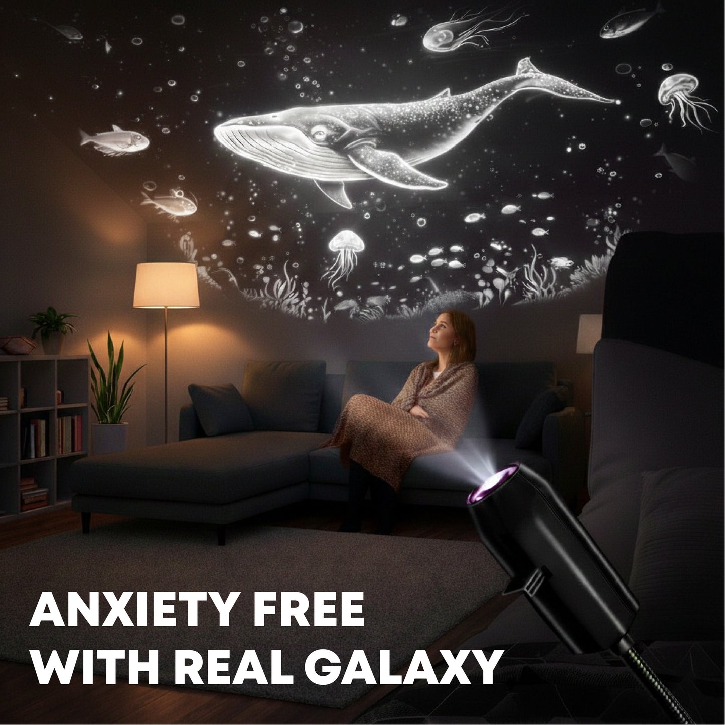 HomeCleanGoods™ AstroLens 360° USB Galaxy Projector Light 2