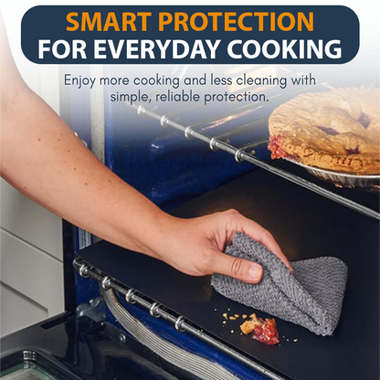 HomeCleanGoods™ BakeSafe Non-Stick Oven Liner