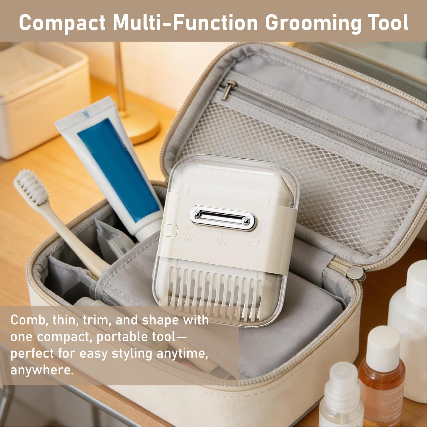 HomeCleanGoods™ BeautyTrim 3-in-1 Hair Styling Comb