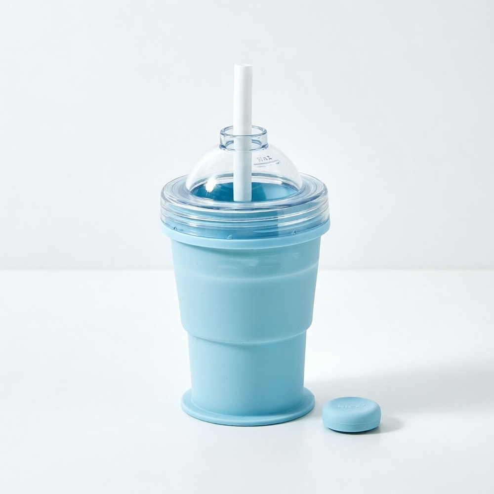 HomeCleanGoods™ ChillCup Foldable Ice Ball Tumbler