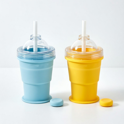 HomeCleanGoods™ ChillCup Foldable Ice Ball Tumbler