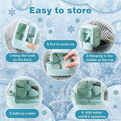 HomeCleanGoods™ CoolBoost Fan Ice Cooling Attachment