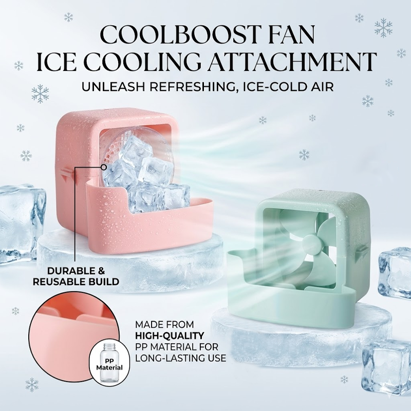 HomeCleanGoods™ CoolBoost Fan Ice Cooling Attachment
