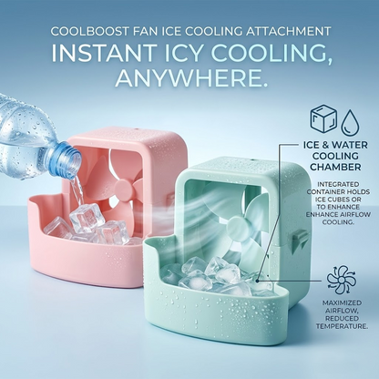 HomeCleanGoods™ CoolBoost Fan Ice Cooling Attachment