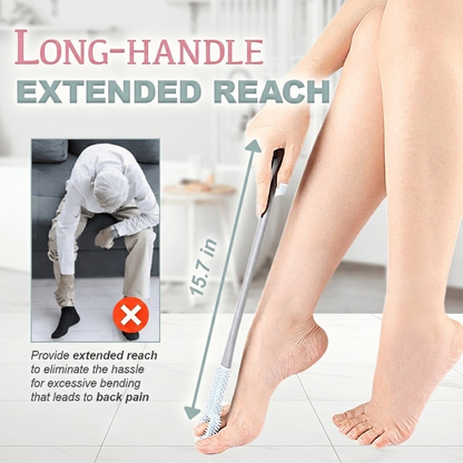 HomeCleanGoods™ Easy-Reach Deep Cleaning Foot Brush