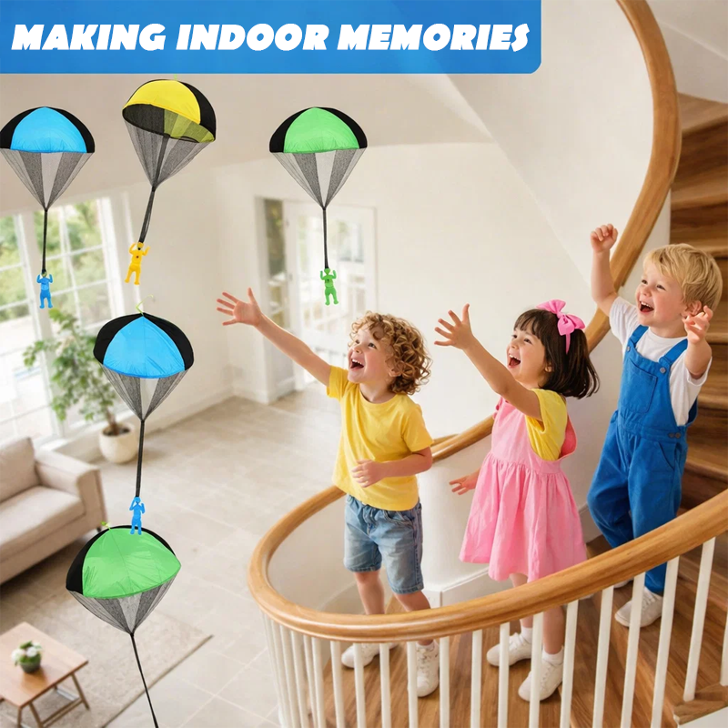 HomeCleanGoods™ FloatBuddy Parachute Toss Toy