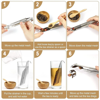 HomeCleanGoods™ GoBrew Stainless Steel Tea Infuser Stick