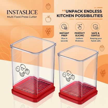 HomeCleanGoods™ InstaSlice Multi Food Press Cutter
