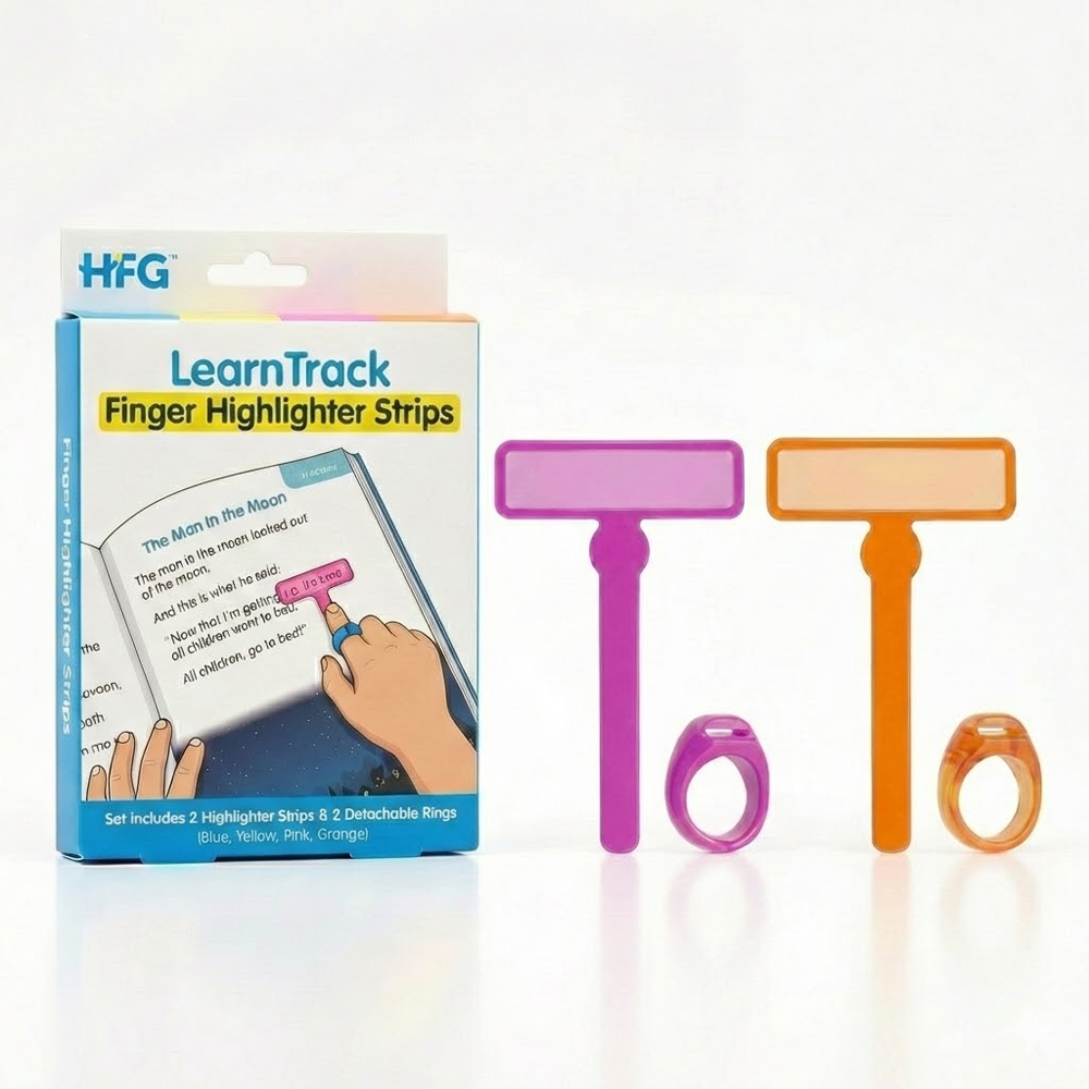 HomeCleanGoods™ LearnTrack Finger Highlighter Strips