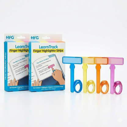 HomeCleanGoods™ LearnTrack Finger Highlighter Strips
