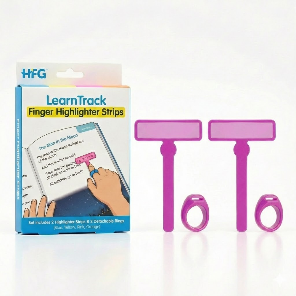HomeCleanGoods™ LearnTrack Finger Highlighter Strips