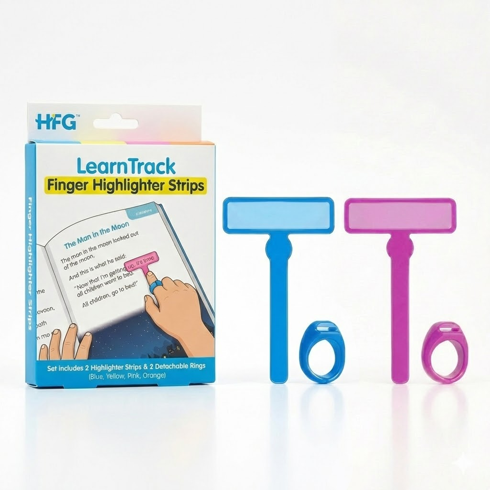 HomeCleanGoods™ LearnTrack Finger Highlighter Strips