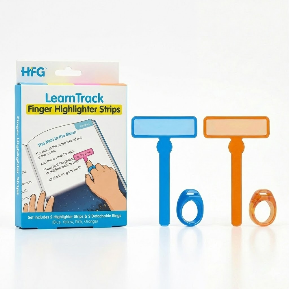 HomeCleanGoods™ LearnTrack Finger Highlighter Strips