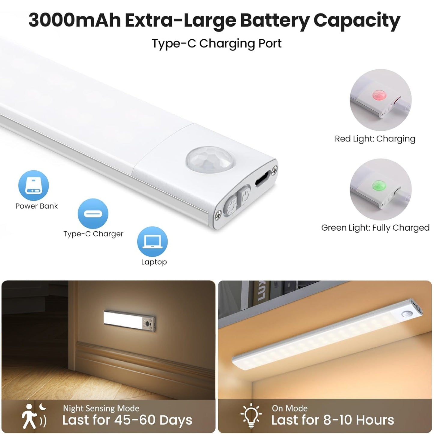 HomeCleanGoods™ LumiSense Magnetic Motion LED Light