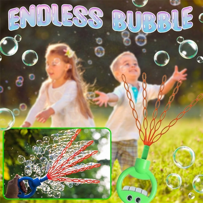 HomeCleanGoods™ Magical 5-Claw Smiley Bubble Stick