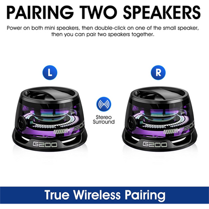 HomeCleanGoods™ MagniBeat RGB Mini Bluetooth Speaker