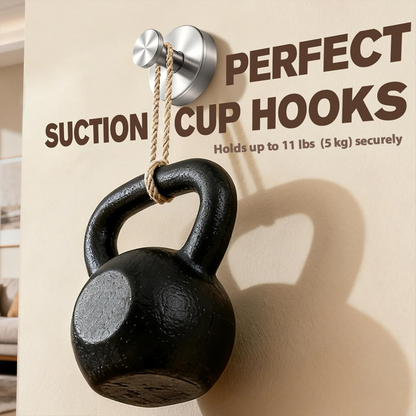 HomeCleanGoods™ MaxHold Twist-Lock Suction Hook