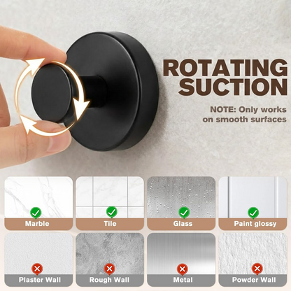 HomeCleanGoods™ MaxHold Twist-Lock Suction Hook